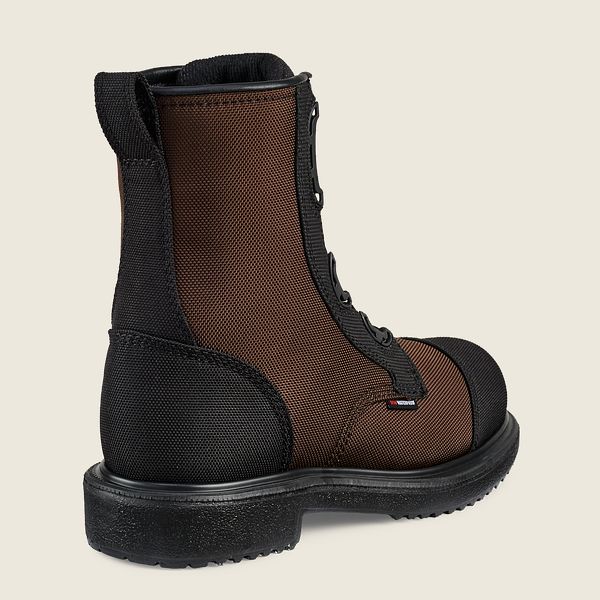 レッド ウィング(Red Wing) MaxBond - 8インチBOA®安全つま先 ブーツ メンズ ブラウン/ブラック JP60791